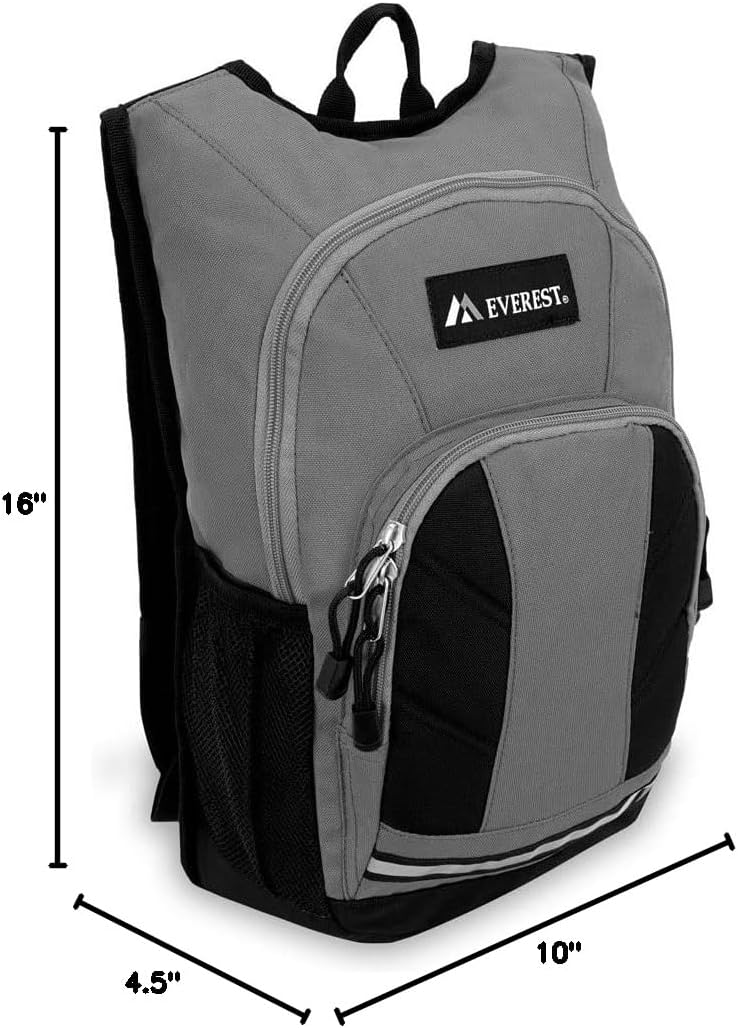 Everest Mini Hiking Pack, Dark Gray/Black, One Size