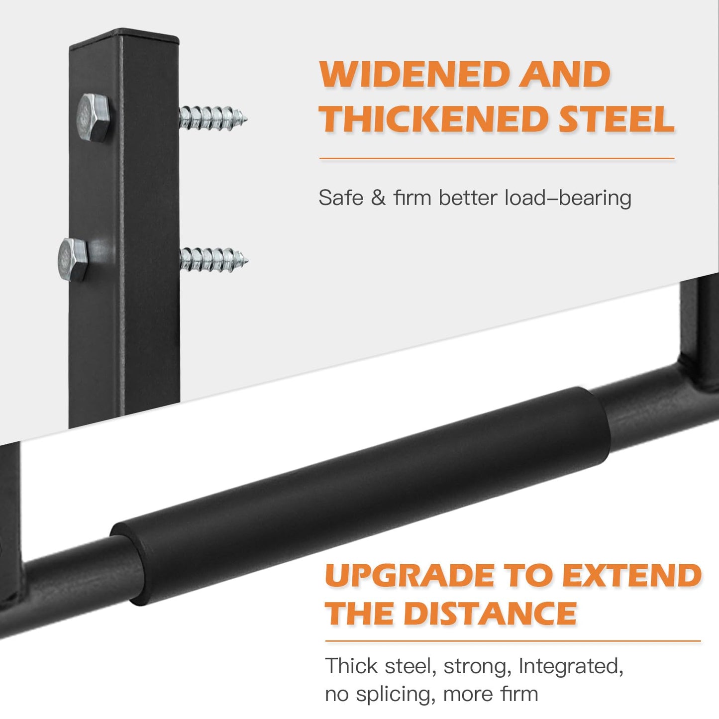 ATENTO Joist Mount Pull Up Bar, Multi-Handle Ceiling Mount Chin Up Bar, Heavy Duty, Workout for Home Gym, Beam,42" Wide Bar - (Pull Up Bar 4)