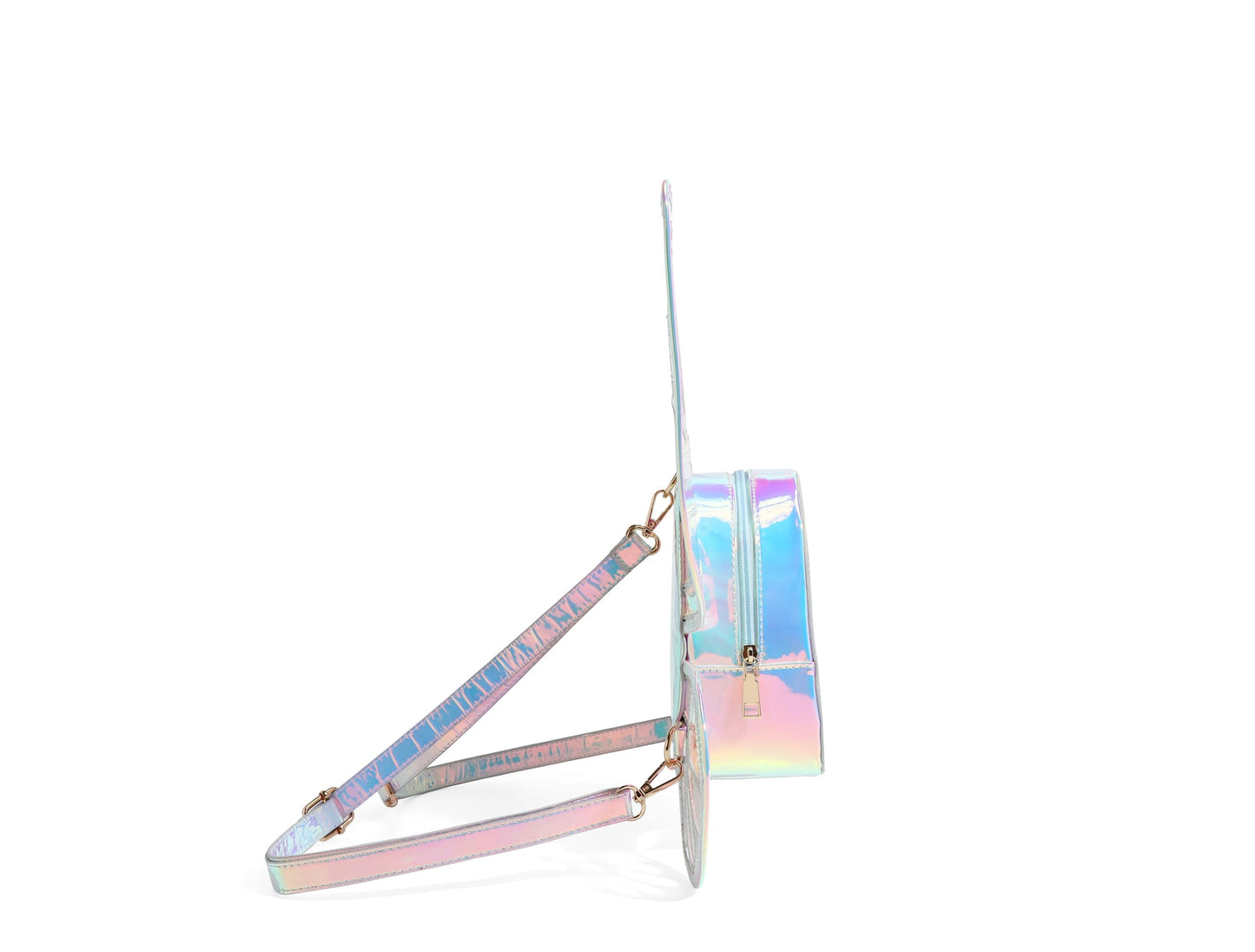 NAYNEFUW 2025 Ladies Laser Holographic Butterfly Girlish Leisure Backpack (Laser Blue)