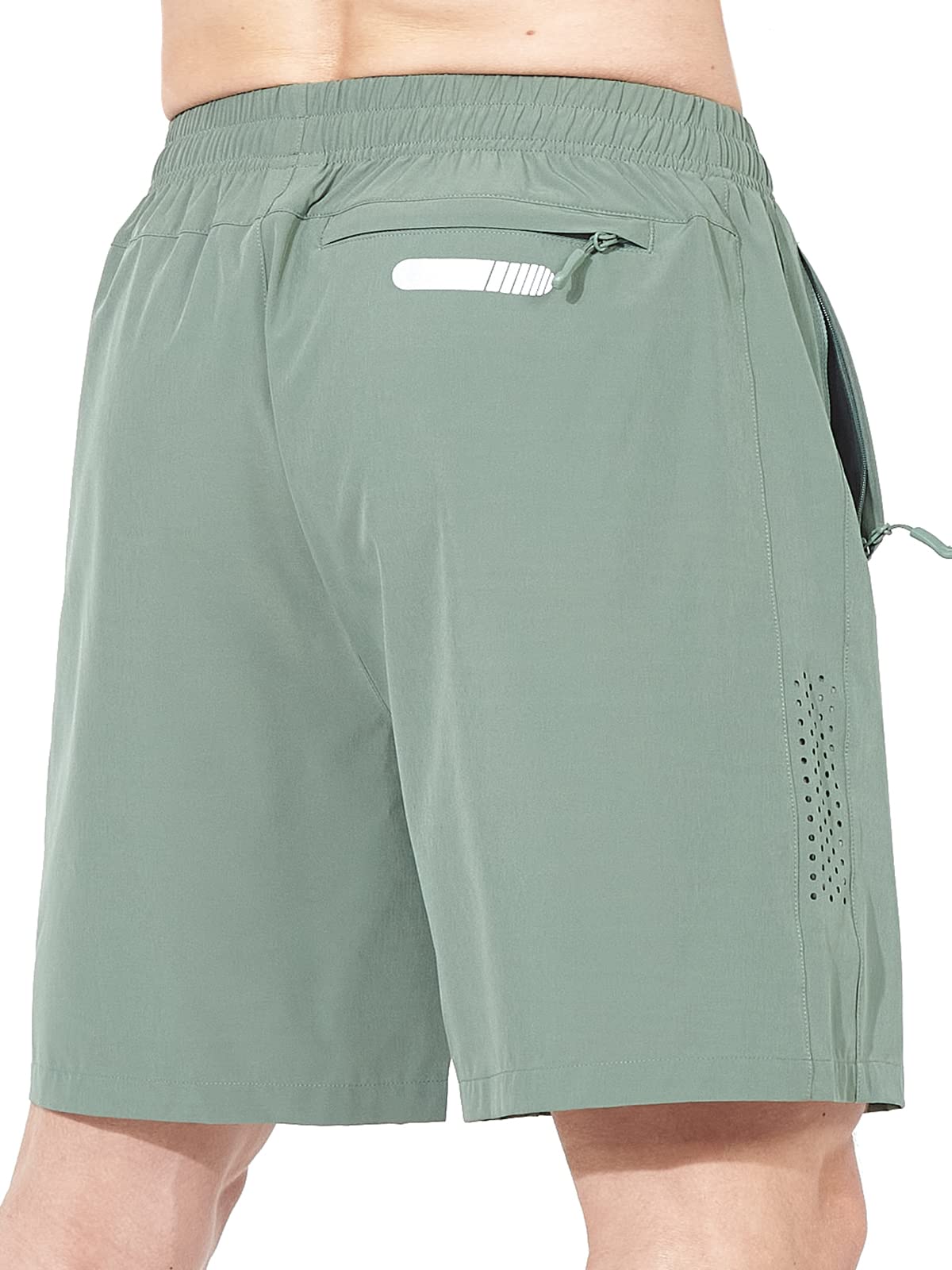 NORTHYARD Men's Athletic Running Shorts Gym Workout 7"/9"/5" Quick Dry Lightweight Sports Basketball Tennis 3 Zipper Pockets LODENFROST 4XL