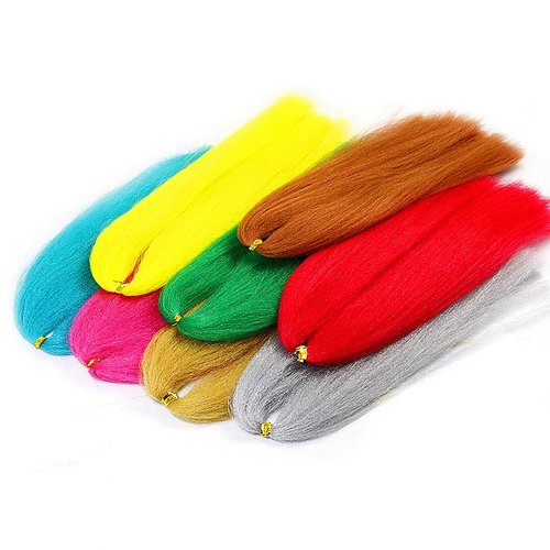 Fly Tying EP Silky Fiber 6 Deep Colors Fly Fishing Synthetic Silk Fiber Minnow Baitfish Body Fly Tying Materials