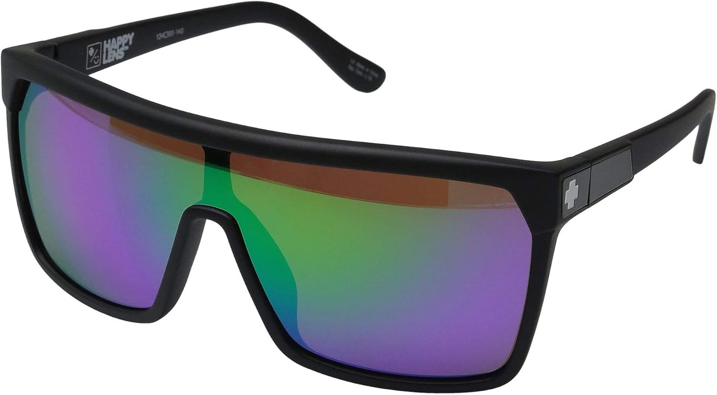 Spy Optic Flynn Lens Sunglasses, Matte Black/Bronze/Green Spectra by Spy