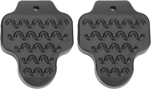 Dioche Cleat Cover, Black Rubber Pedal Cleat Protective Cover Riding Shoes Part 1 Pair(H-KEO)
