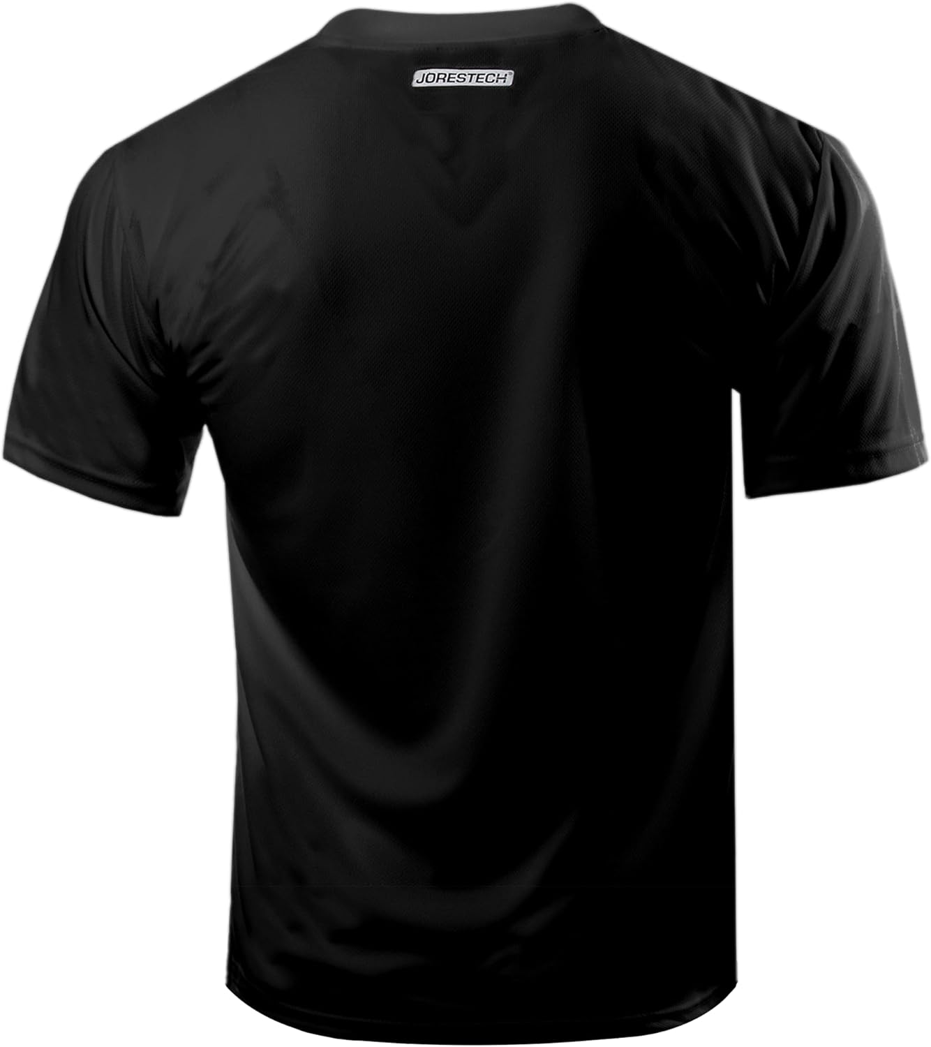 JORESTECH Safety High Visibility Orange or Yellow Short Sleeve Work T Shirt with Chest Pocket, Moisture Wicking Fabric