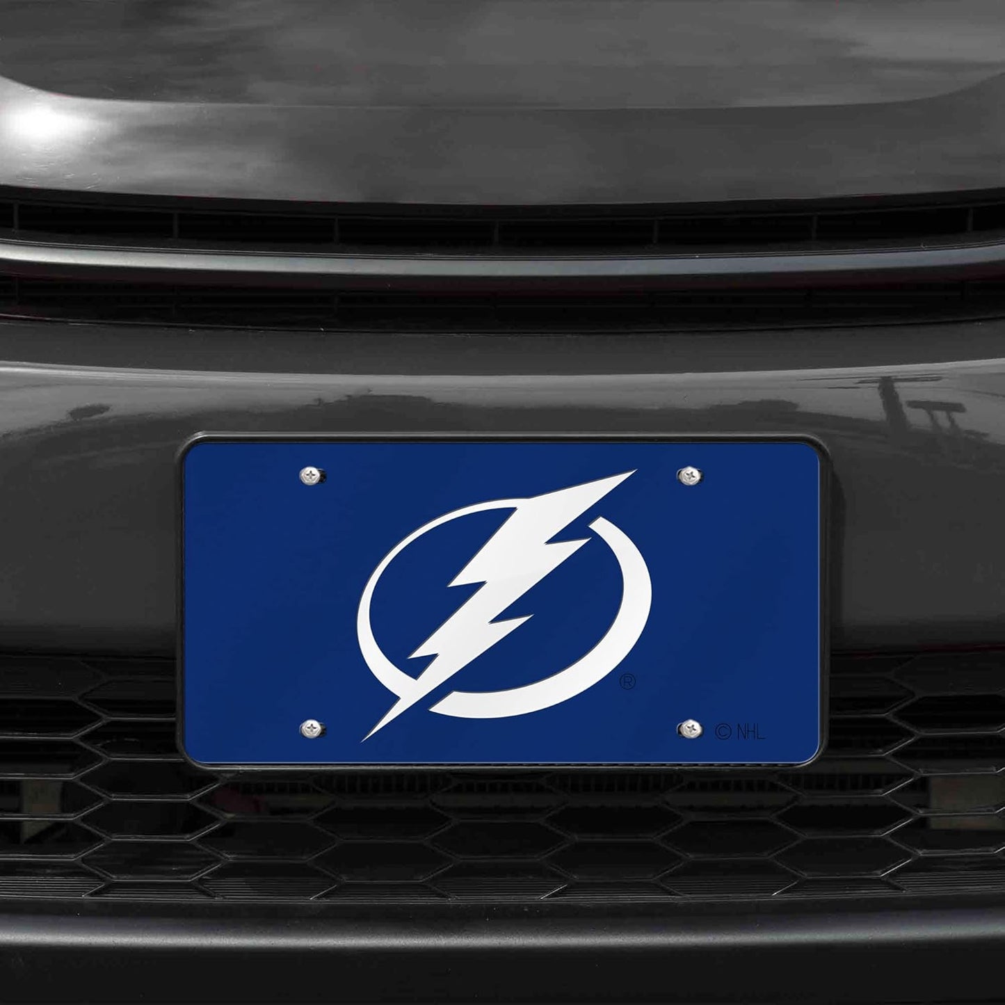 NHL Anaheim Ducks License Plate Tag - Laser Inlaid Metal Car Accessory