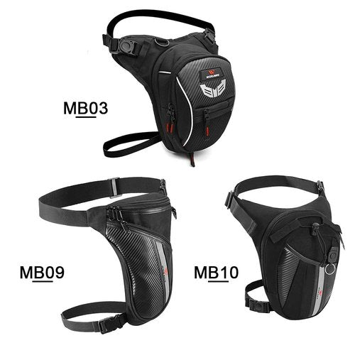 Bike Pouch,YIWENG Multifunctional Reflective Drop Leg Bag Motorcycle Bike Cycling Outdoor Casual Waist Pack Thigh Bag, Mb09