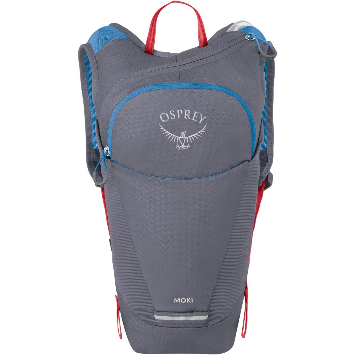 Osprey Moki 1.5L Kids' Biking Backpack with Hydraulics Reservoir, Tungsten Grey
