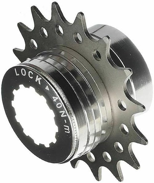 CyclingDeal Conversion Kit Fixie Bike Single Speed Compatible with Shimano Sram Cassette Freewheel Hub Adaptor - for Mountain and Road Bike Gear Cog Spacers