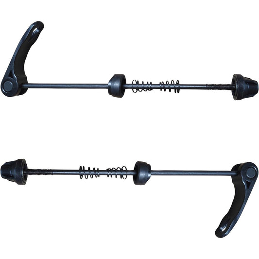 1Pair Blue-Black Bike Wheel Hub Front and Rear Skewers Clip Quick Release Bolt Lever Axle Set Mountain Bicycle Accessories for Mountain Bike Hubs Wheels and Accessories