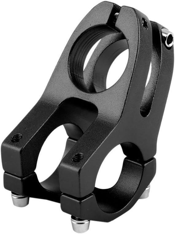 31.8 Stem 45mm Bike Stem Wake Mountain Bike Stem Short Handlebar Stem for Most Bicycle, Road Bike, MTB, BMX, Fixie Gear, Cycling (Aluminum Alloy, Black Blue Gold Red)