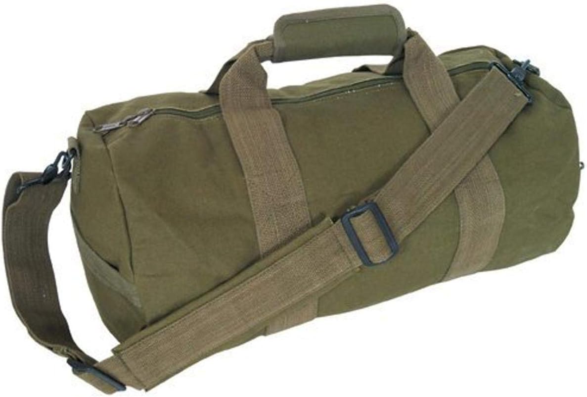 FOX OUTDOOR PRODUCTS Durable Multi-Functional Tactical Everyday Hauling Roll Bag with Detachable Shoulder Strap and Wrap-Around Cotton Handles | Available in 3 sizes: 9" X 18", 12" X 24" or 14" X 30"