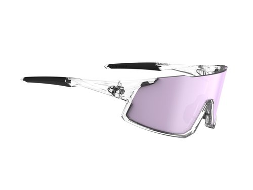 Tifosi Optics Stash Sunglasses (Crystal Clear (Clarion Purple/AC Red/Clear))