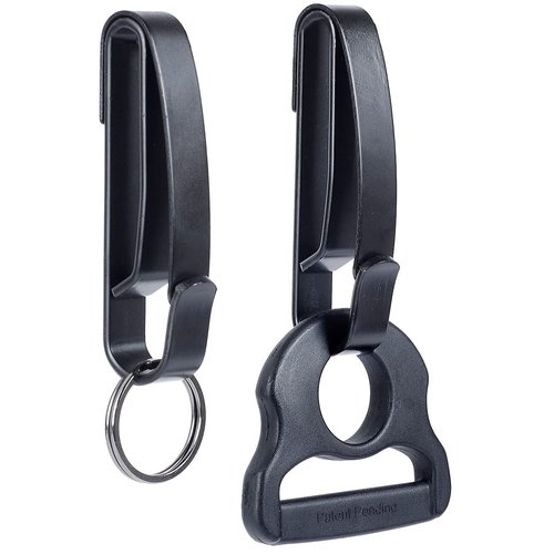 SdTacDuGe Metal Key Ring Holder Quick Hook System Belt Loop Fit up to 2.25” Wide Belt-2 Pack