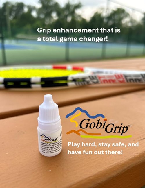 Polymer Grip Enhancer Bottle in Mylar Pouch, 30+ Uses, Keeps Hands Dry, Shields Against Blisters, Pickleball, Tennis, Golf, Gym, Weightlifting, Climbing, Dance, No Chalk, No Mess, Made in USA