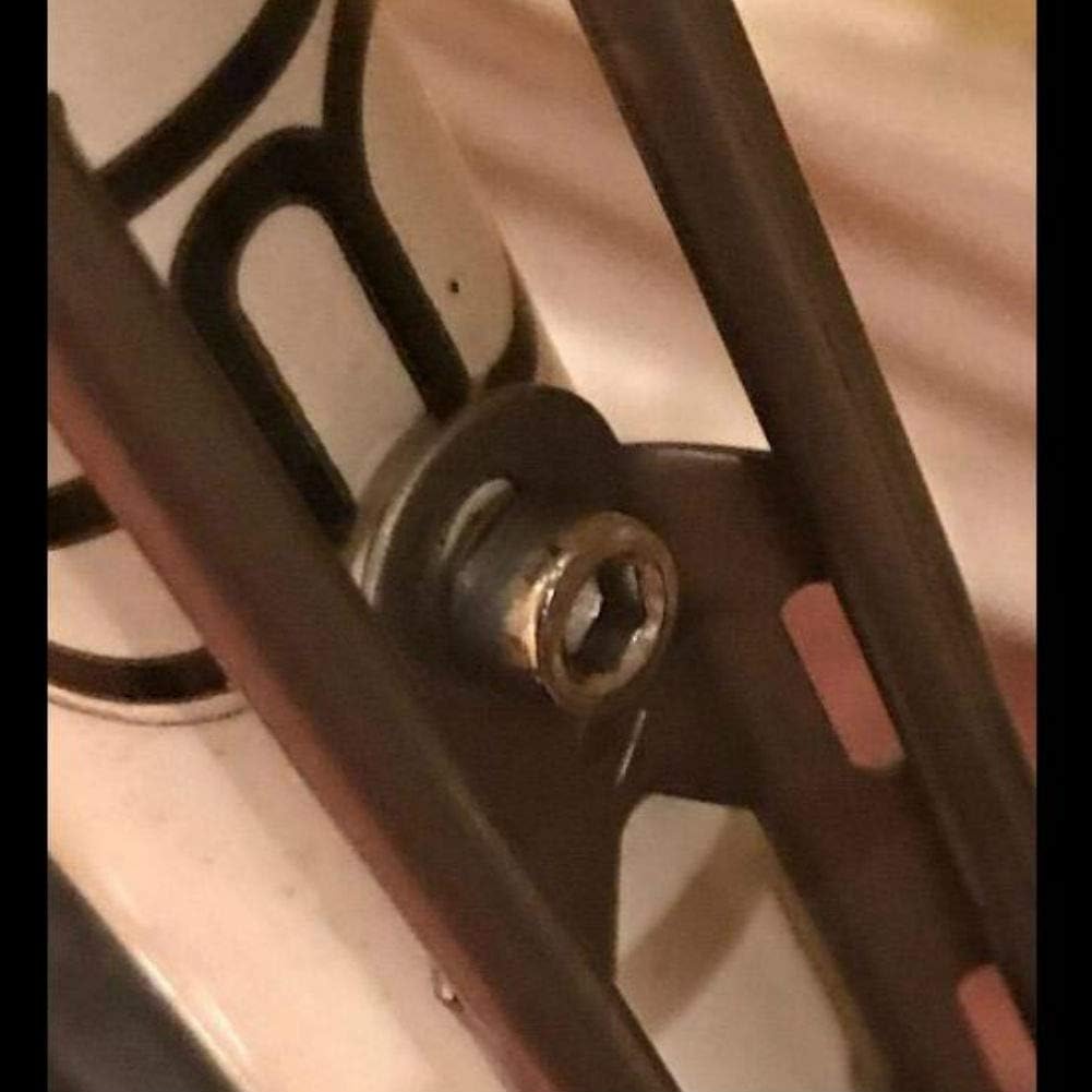 AKOAK 10 Pcs/Pack Bike Water Bottle Cage Bolts M5 Hex Socket Tapping Screw for Bottle Holder Bracket Rack Cycling