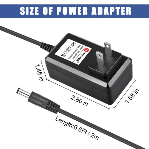PKPOWER AC Adapter for Schwinn Stationary Bike, Power Adapter for Schwinn A10 A20 101 130 150 170 202 220 230 240 270 420 430 460 Exercise Elliptical Recumbent Trainer