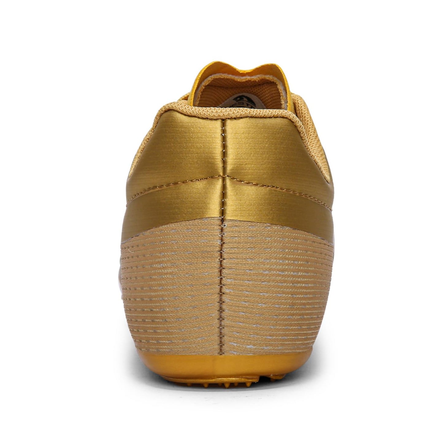 ZAKEY Mens Womens Track and Field Shoes Spikes Track Race Jumping Sneakers Professional Running Nail Spikes Shoes for Kid(37,Gold)