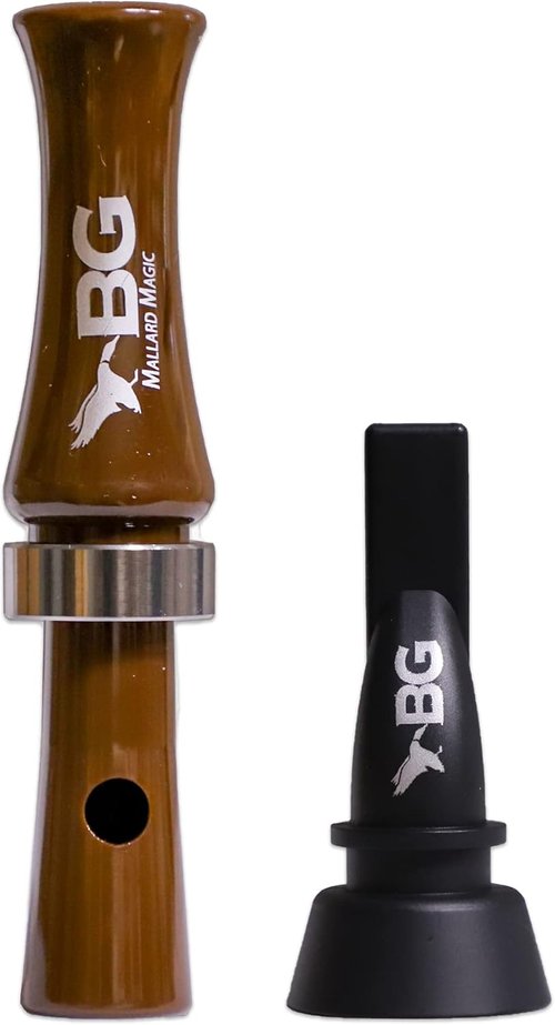 BGC The Finisher Duck Call Combo Pack - Mallard Magic Duck Call & 6-in-1 Whistle