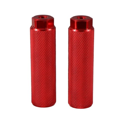 Leadigol 2 Pairs Bike Pegs, Fit 3/8 inch Axles,Aluminum Alloy Anti-Skid Lead Foot Bicycle Pegs,BMX Pegs,Mountain Bike Cycling Rear Stunt Pegs, Anti-Skid Foot Pedals BMX Pegs