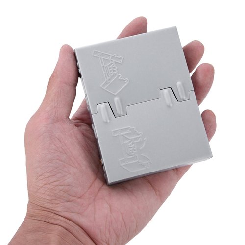 Chazcool Folding Portable Pocket Stove, Solid Fuel Tablet Pocket Stove for Picnic BBQ Camp Hiking Wood Burning Camp Stove, Emergency Stove, 95 X 75mm