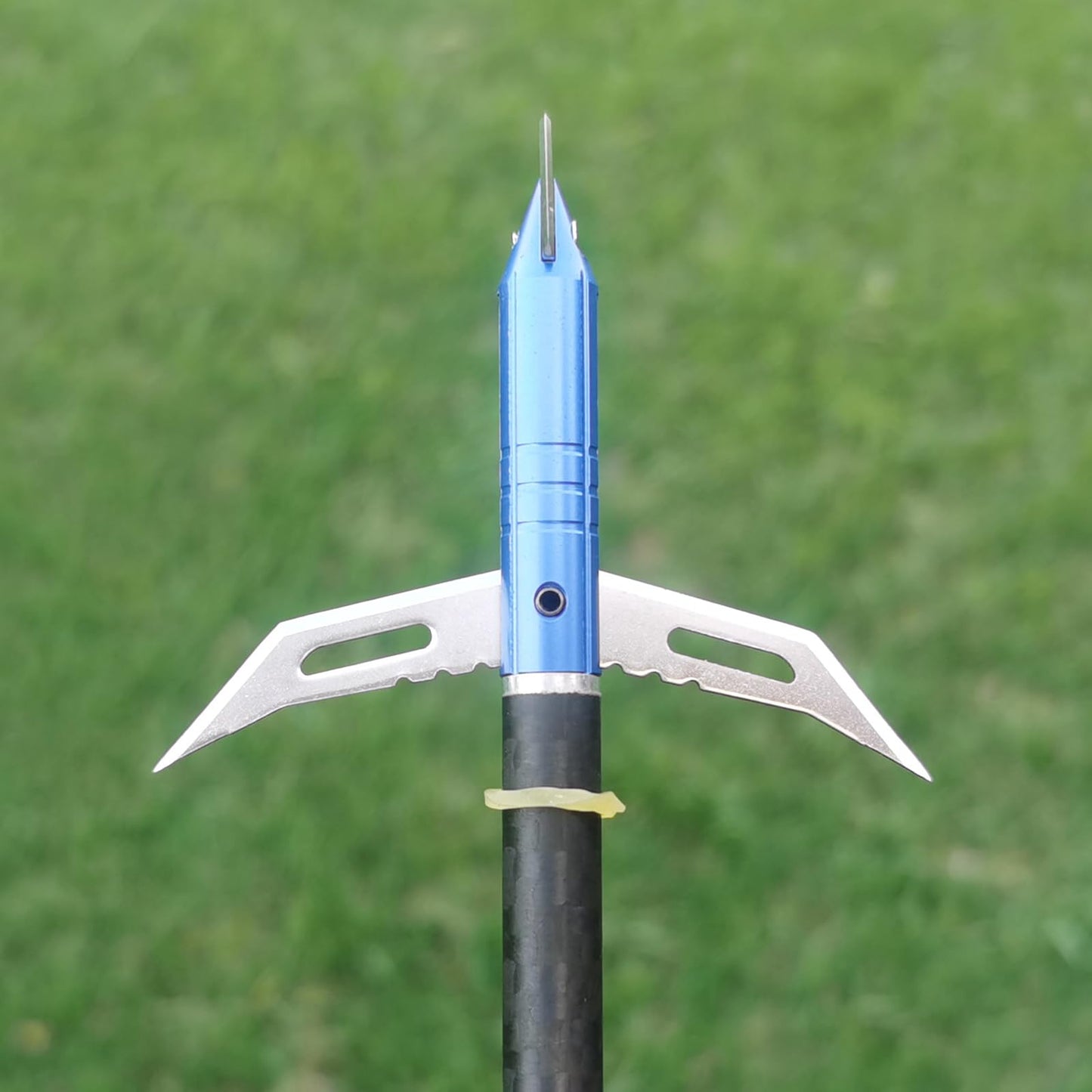 Flying Swifts Hunting Broadheads 12PK Cutting Blade Archery Broadhead 100Grain Screw-in Arrow Heads Arrow Tips Compatible with Traditional Bows and Compound Bow (Blue-1)