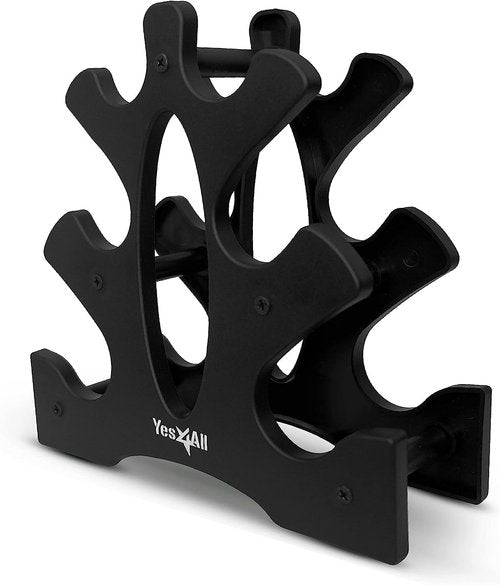 Dumbbell Neoprene 3-5-8lb pair + Metal Rack