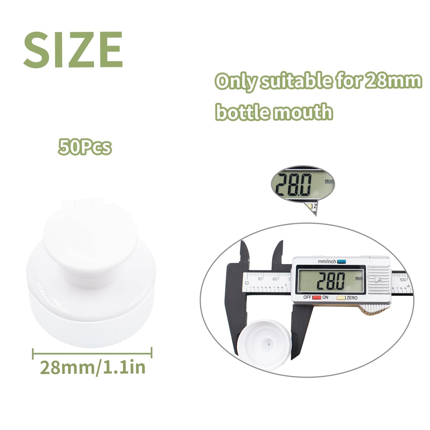 50pcs Push Pull Replacement Caps 28mm Reusable Sport Bottle Lid, Plastic Flip Cover Bottle Caps Spout Twisted Cap