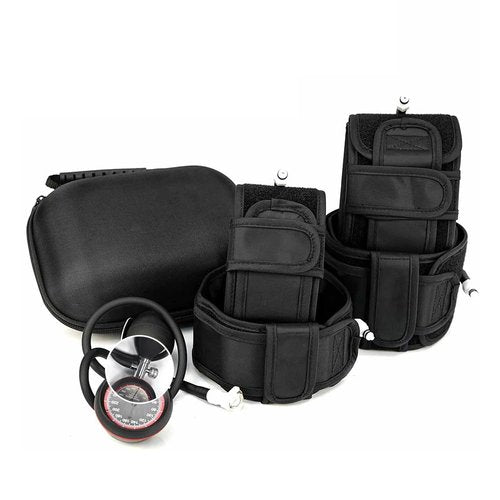 BFR Blood Flow Restriction Bands Complete Set, No Weight Lifting Required, Precision Pump to Apply Precise Pressure, Muscle Training, Suitable for Arm and Leg Occlusion Bands, Compact Suitcase