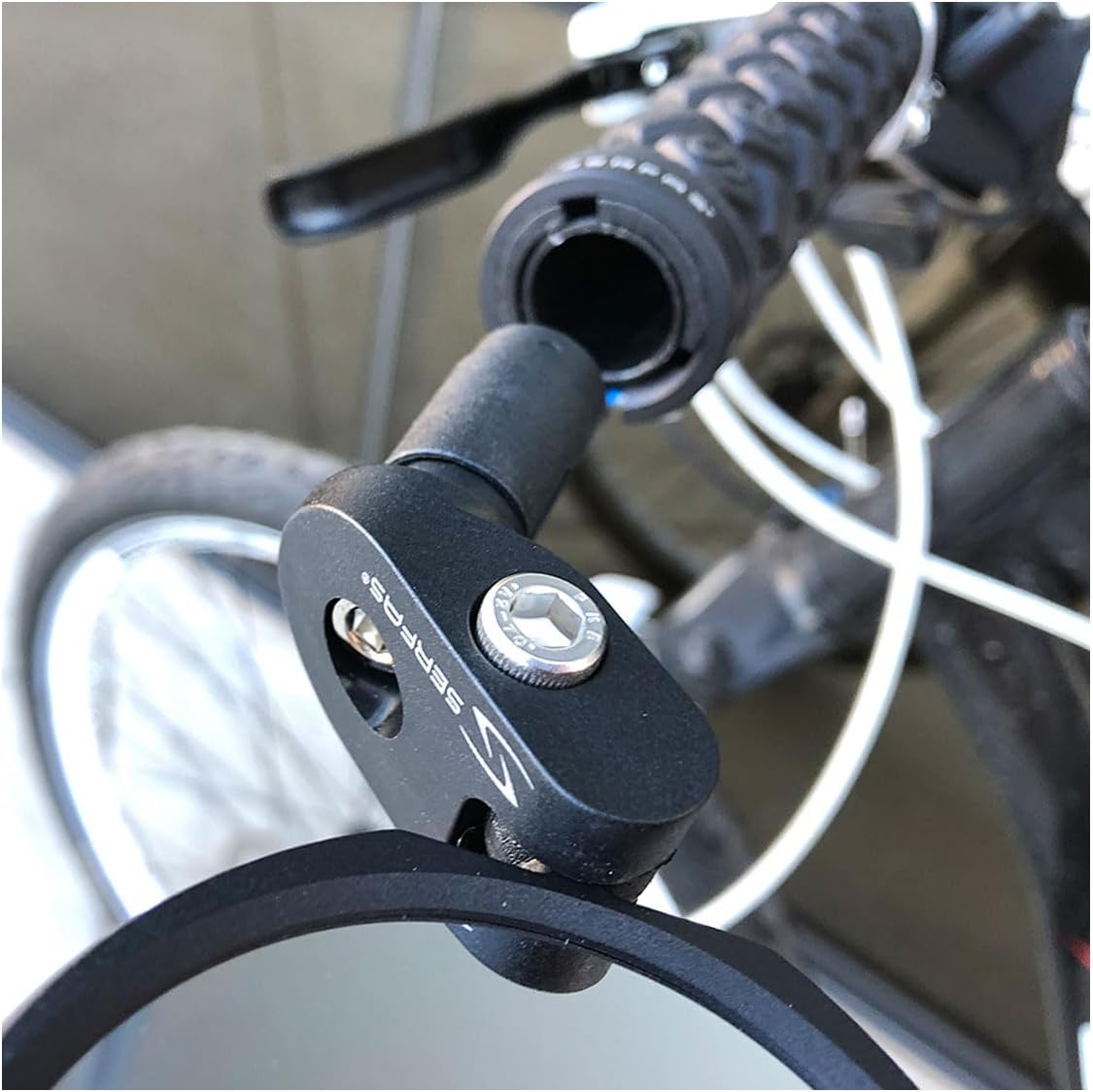 Serfas MR-3 62mm Glass Lens Bicycle Handlebar Mirror