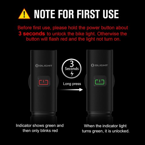 OLIGHT RN 2000 LED Rechargeable Bike Light, 2000 Lumens and 557ft Max Throw Waterproof Bicycle Headlight Bundled with RN 400 LED Bicycle Lighting, 400 Lumens USB Type-C Bike Frontlight