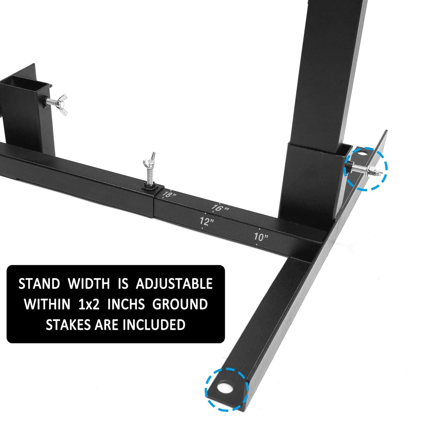 Atflbox 2Pack Shooting Target Stand with 10+50 pcs 17x25 Inch Paper Targets, Durable Paper Target Holder with Stable Adjustable Base