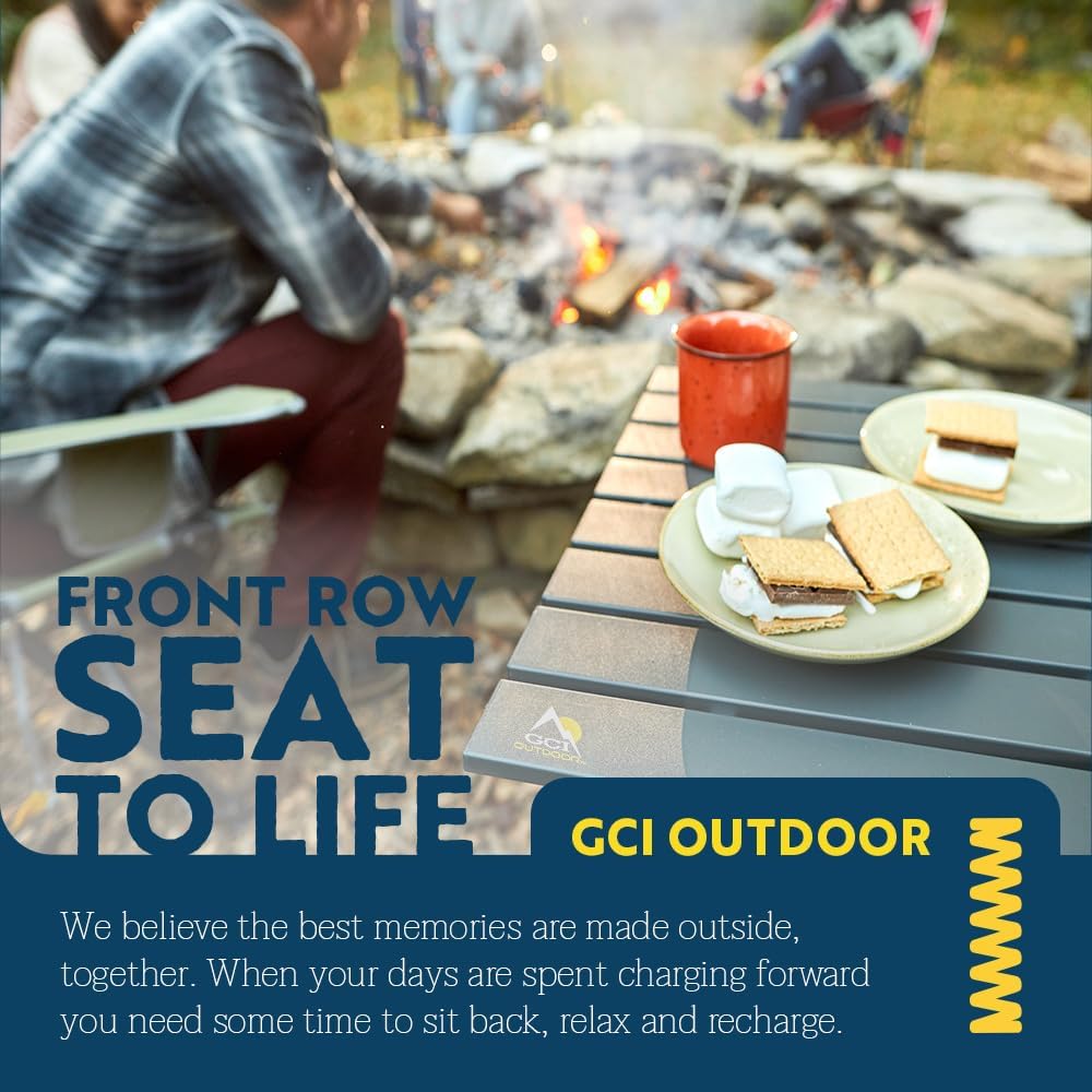 Portable GCI Outdoor Folding Table - Lightweight, Compact, Ideal for Camping & Picnics