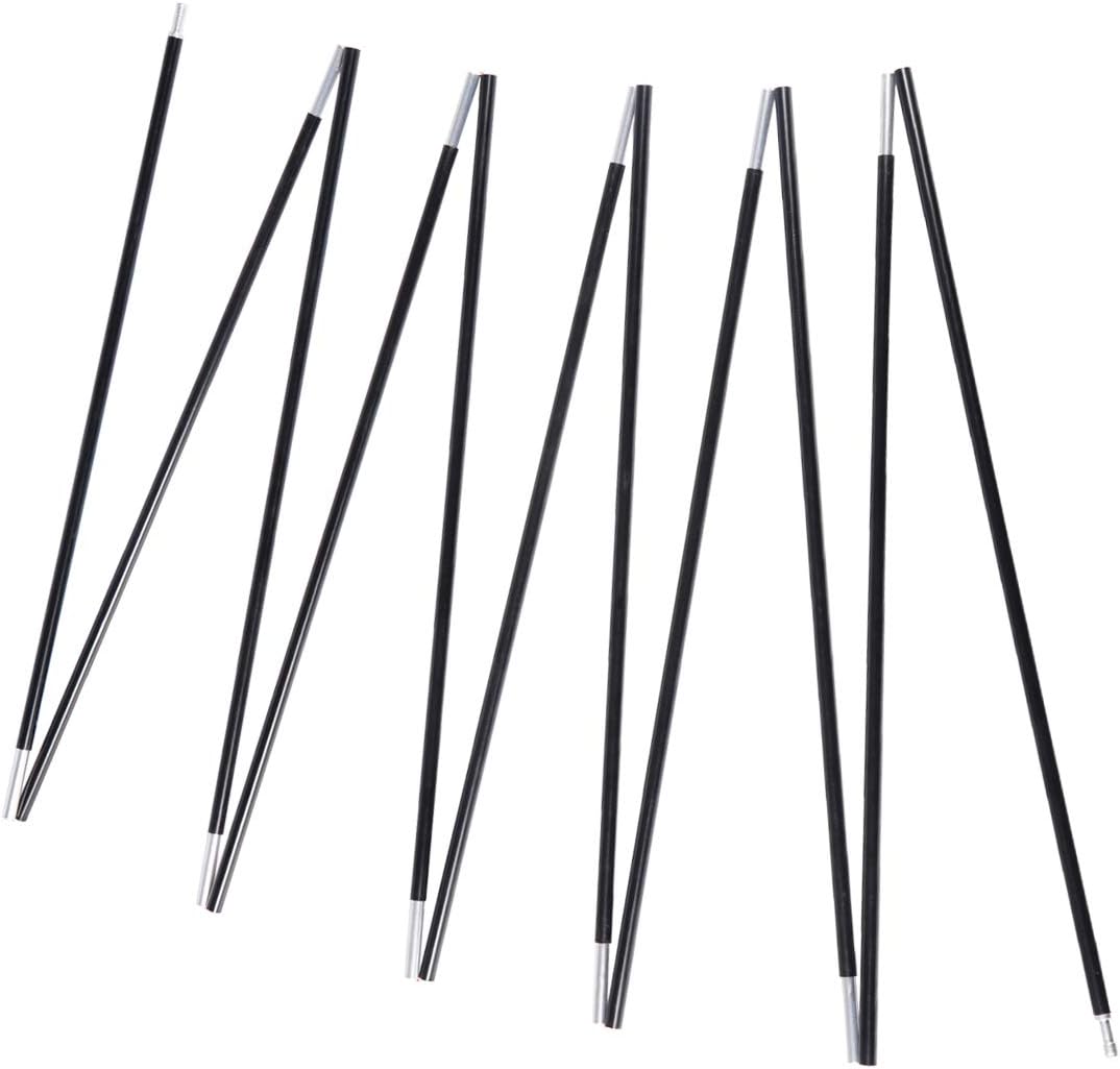 Aluminum Tent Poles Replacement, Fits Both Female and Male Ends, Lightweight Tent Pole Repair Kit, 7001 Aluminum Alloy T6 Heated