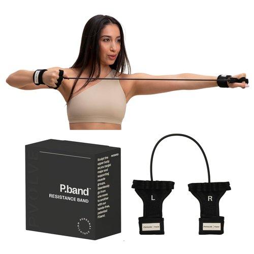 Pvolve P.Band Exercise Resistance Band - Home Workout Equipment to Strengthen Arms, Back and Shoulders, Light Weight Comfortable Glove Design to Improve Mobility, Stability and Posture