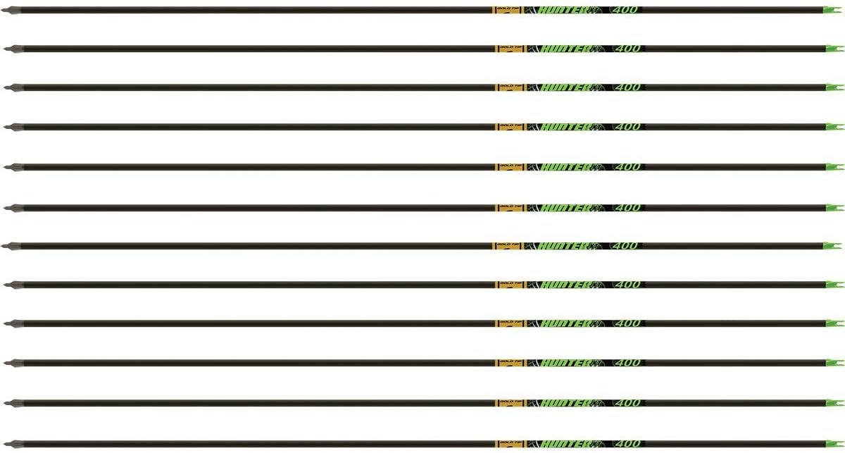 Gold Tip Hunter XT Arrow Shafts - Premium Carbon Arrows (Pack of 12)