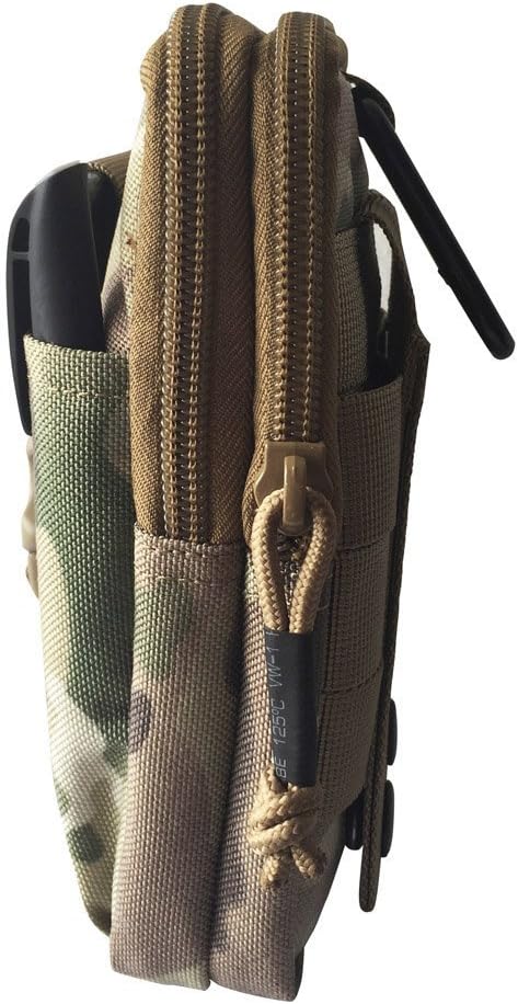 Tactical Molle EDC Pouch - Utility Gadget Belt Waist Bag with Cell Phone Holder