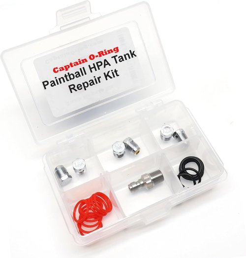 Captain O-Ring Paintball Tank Repair Kit (Burst Disks, Fill Nipple, Tank O-Rings, etc)