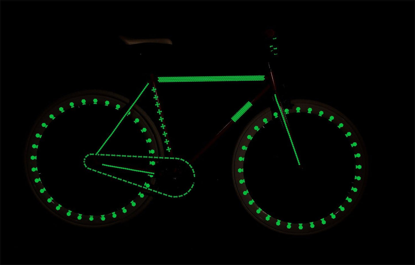 Reflective Decals 3/16" Pinstripes Kit Jumbo, White