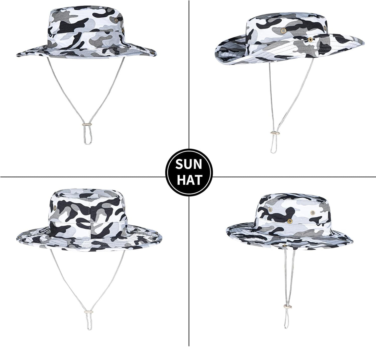 UPF 50+ Sun Hat | Foldable Boonie Hat for Men & Women | Fishing & Hiking