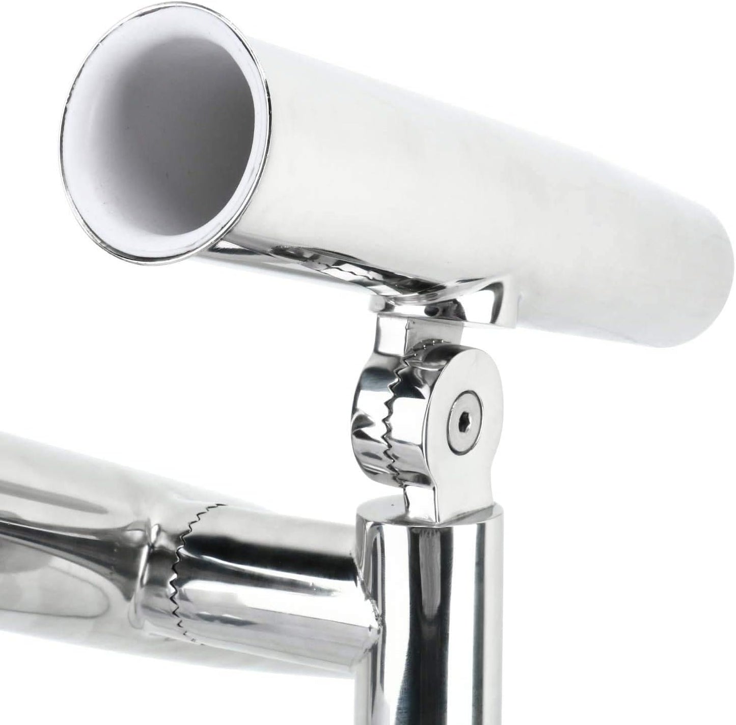 Amarine-made Silver Highly Polished Dual Adjustable Rod Holder , Double Angle Adjustable Rod Holder , Any Angle from Water