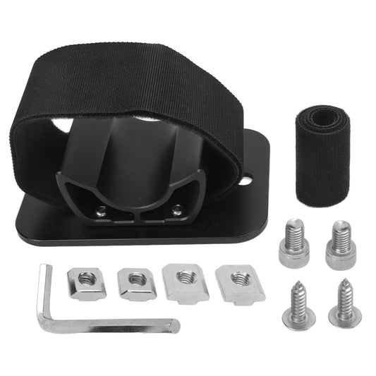 Car Roof Bike Rear Wheel Bracket, Aluminum Alloy Wear Resistant Rooftop Mount Bicycle Holder, Rack Mount, Road Tire Holder Carrier Fits Mountain Bikes, Bicycles EBikes (Black)