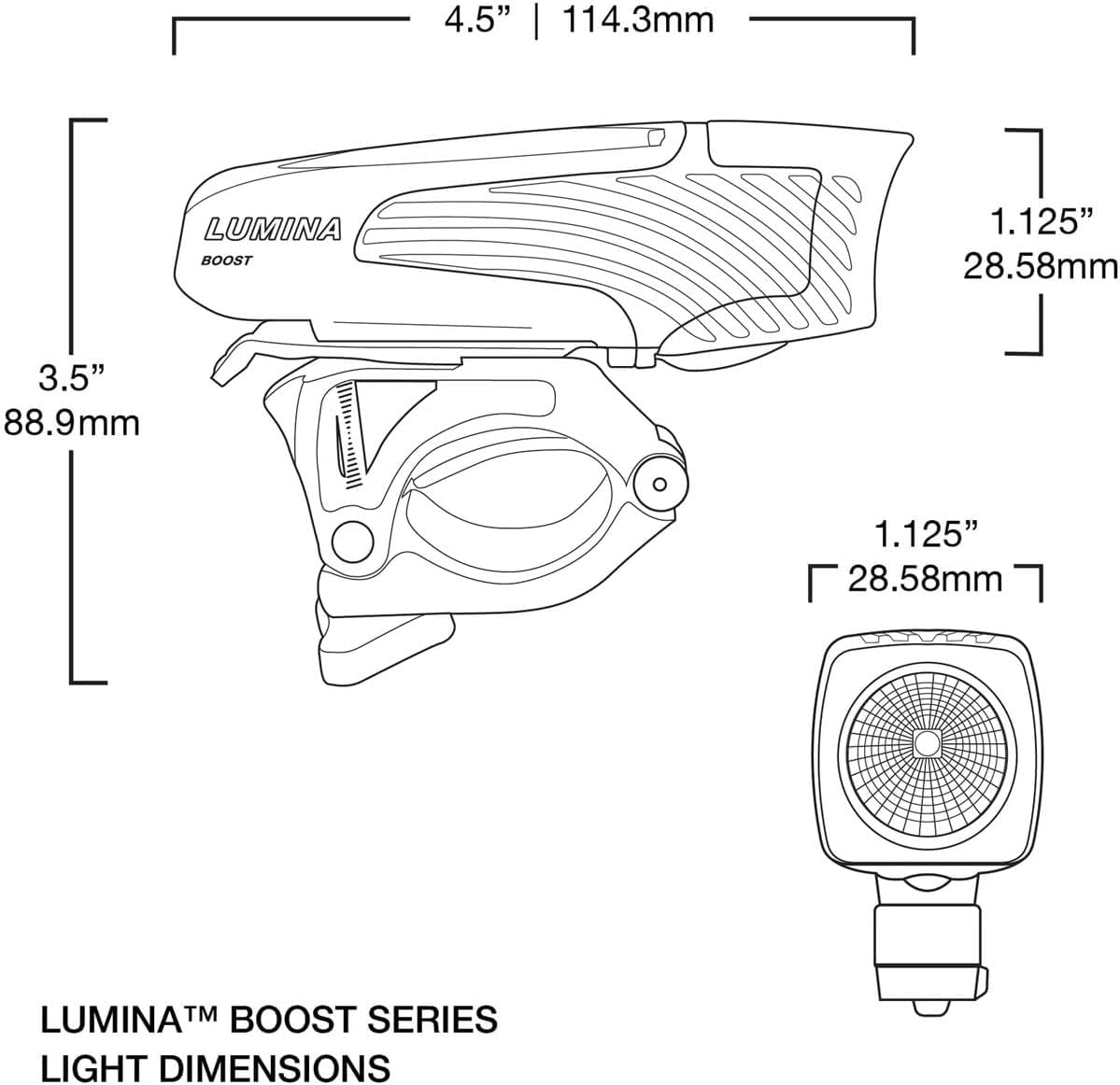 NiteRider Lumina 1200 Boost USB Rechargeable Bike Light Powerful Lumens Bicycle Headlight LED Front Light Easy to Install for Men Women Road Mountain City Commuting Adventure Cycling Safety Flashlight