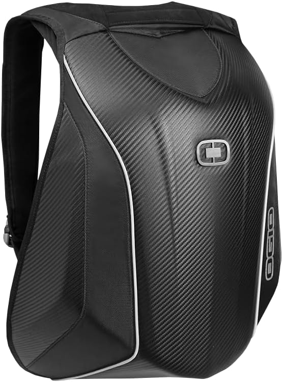 No Drag Mach 5 Motorcycle Backpack by OGIO - Stealth Black, 20.5” H x 14.5” W