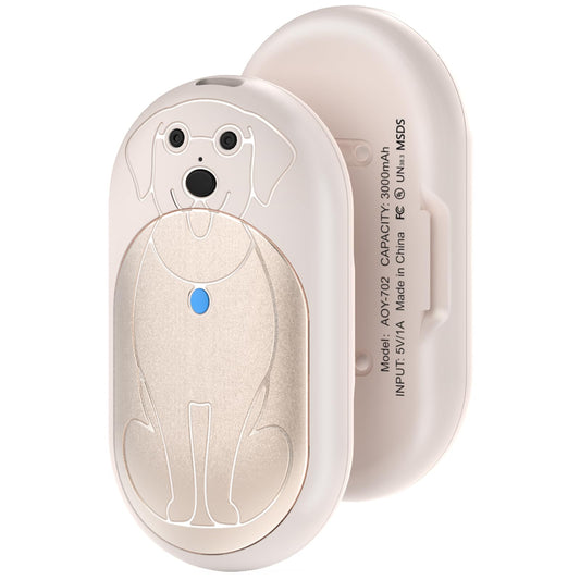 Hand Warmers, 2 Pack 6000mAh Rechargeable Hand Warmer for Outdoors, for Men Women, White