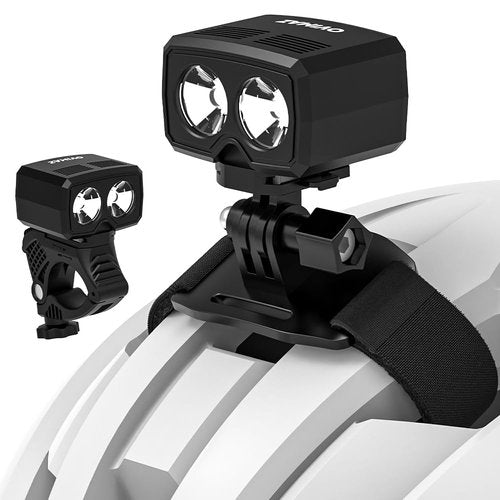 OVIMAZ Bike Helmet Light USB Rechargeable 1000 Lumens Bicycle Helmets Lights for Biking with 5 Lighting Modes Waterproof for Mountain Road Bikes Headlights Night Riding Cycling