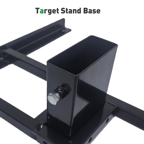YUEYIN Target Stand Base for AR500 Steel Shooting Targets, Compatible with 2x4 Wooden/Steel Posts, Metals, H-Shape, Black