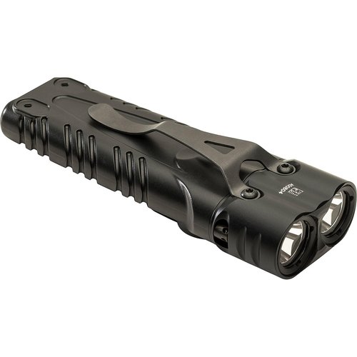 Lumintrail Sure Fire Stiletto PRO II (PLR-C) Multi-Output Rechargeable Pocket Flashlight 1500 Lumen LED Bundle with USB Wall Adapter - EDC Tactical Flashlight, Programmable Output, Pocket Clip