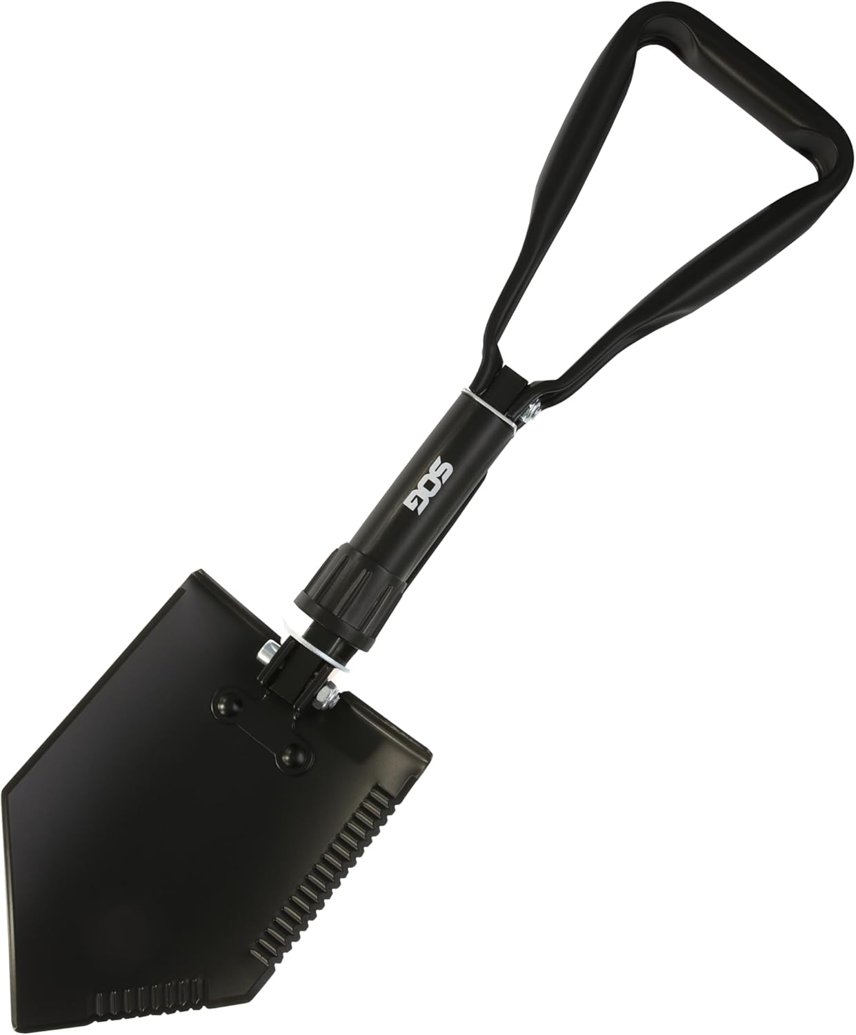 SOG Entrenching Tool- 18.25 Inch Folding Survival Shovel with Wood Saw Edge and Tactical Shovel Carry Case- Black (F08-N)