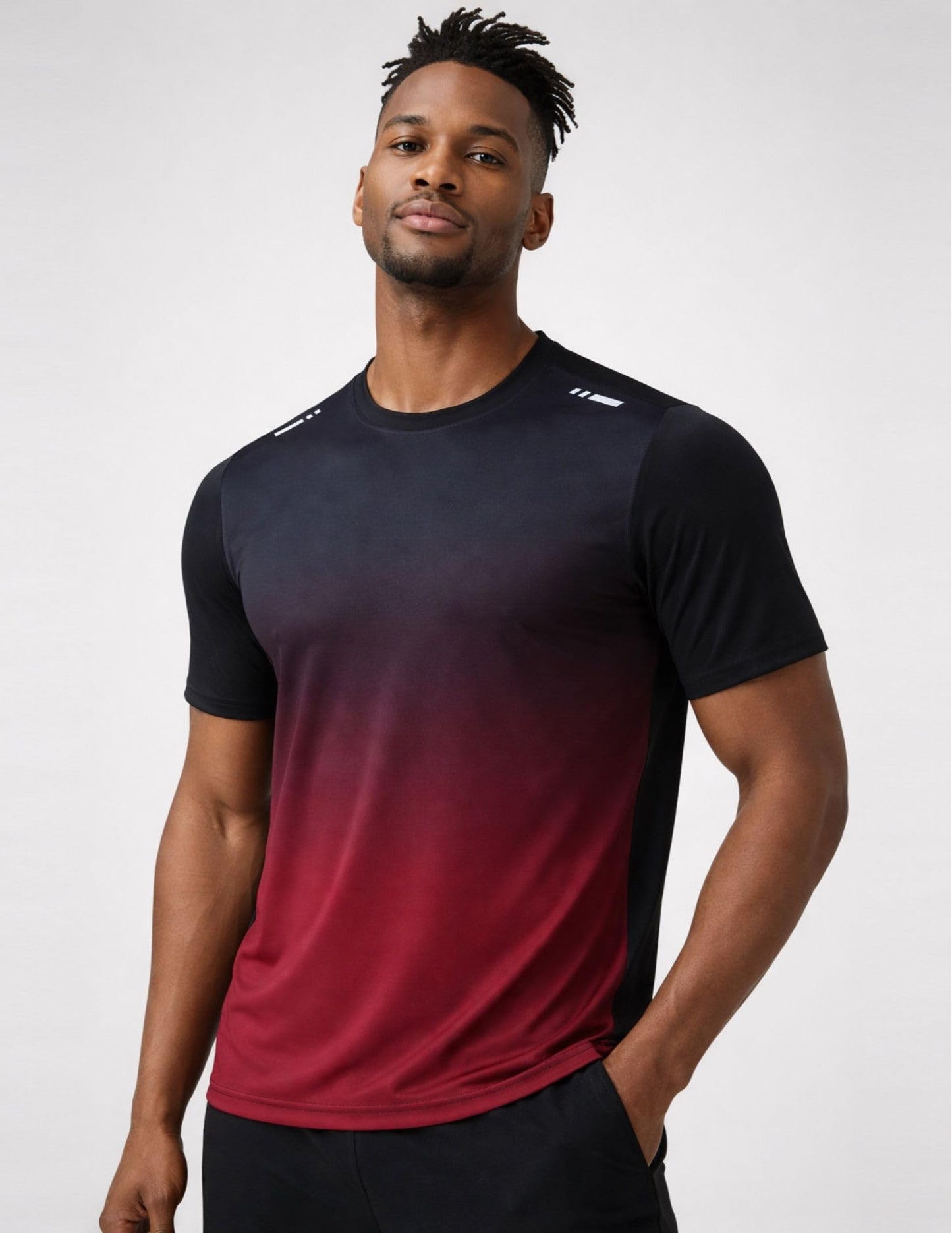 5 Pack Men’s Active Quick Dry Crew Neck T Shirts | Athletic Running Gym Workout Short Sleeve Tee Tops Bulk (Set 20, X-Large)