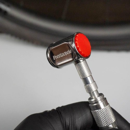 Prestacycle Presta Head – Auto-Lock Bicycle Tire Pump Head for Tubeless & Presta Valves, 90° Steel Design, Presta Valve Pump, Presta Adapter, Compatible with Prestaflator Pro & Premium Floor Pumps